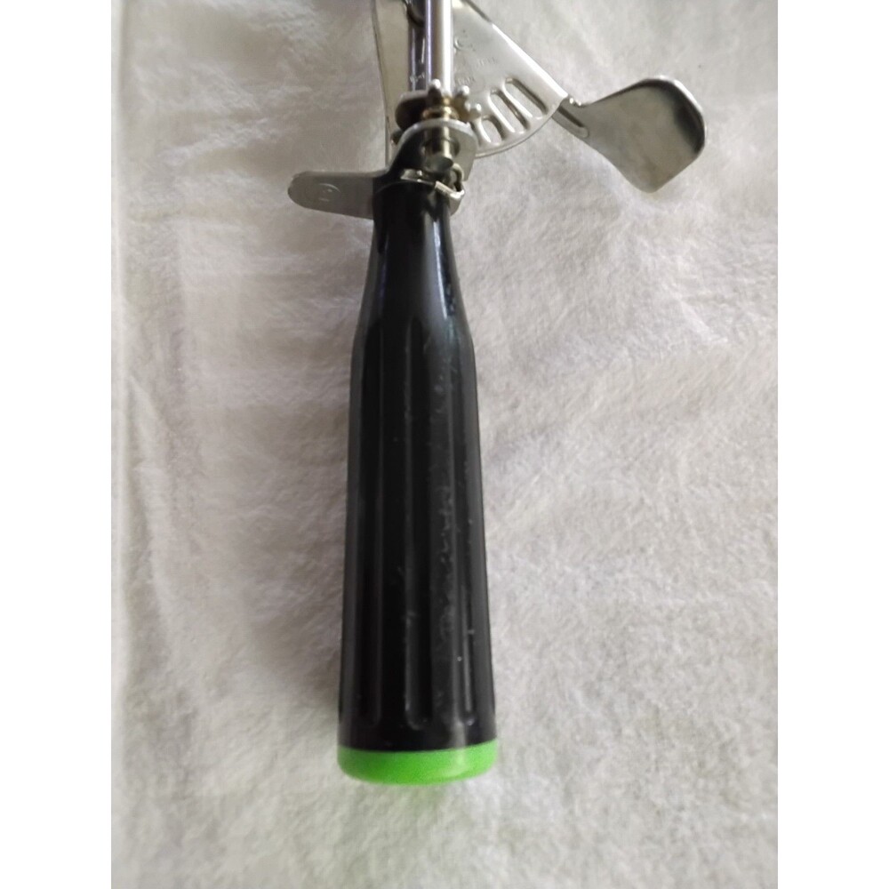 Vintage Ice Cream Scoop Black w/Blue End Plastic Handle ABC #12 Japan - Picture 2 of 7